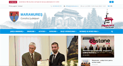 Desktop Screenshot of cjmaramures.ro